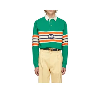 GUCCI Polo Shirts Men Green