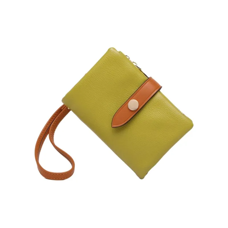 Tong Tong Rabbit Leather Wallet Women's Black/Red/Earth Yellow/Pink/Yellow Green/Khaki/Light Blue/White-5