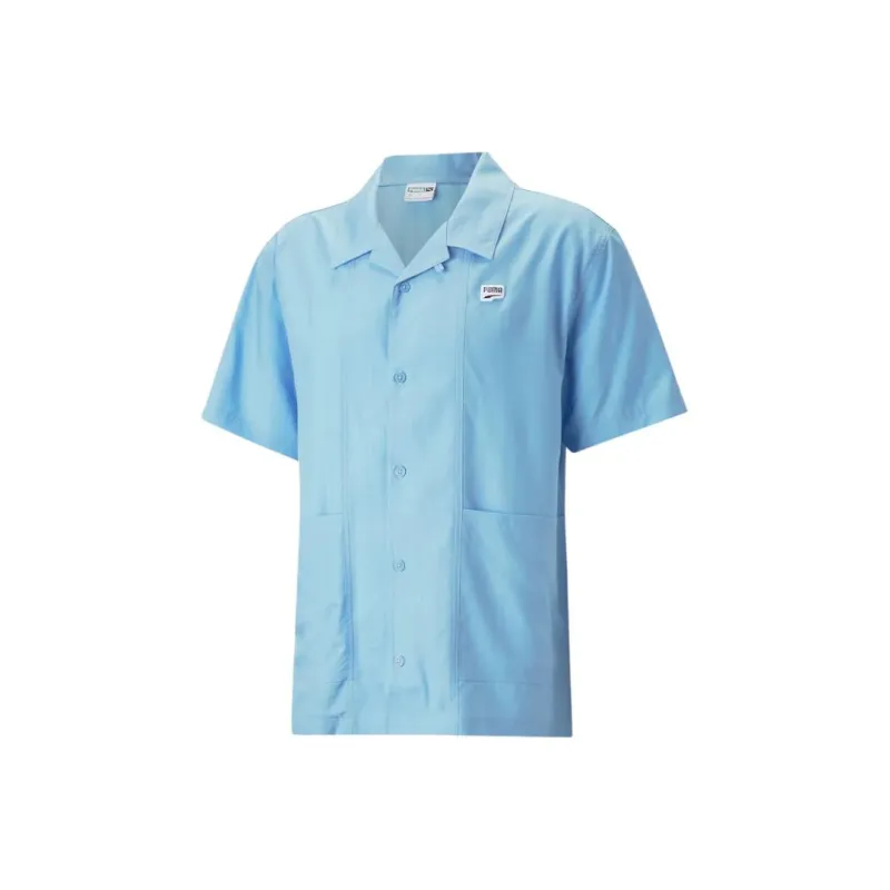 PUMA PUMA Downtown Collection SS23 Downtown Collection Shirt Men's Light Blue-0