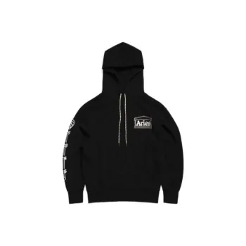 Aries Logo Print Hoodie