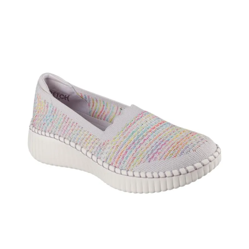 Skechers Breathable Low Top Casual Shoes Women's Gray-1