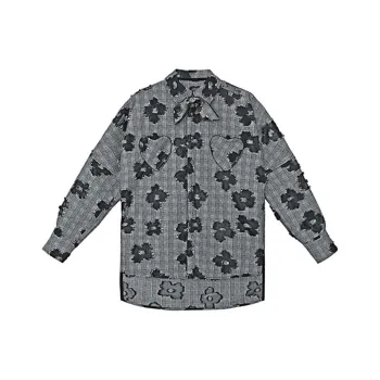 VALLEYOUTH Shirt Unisex Black Plaid