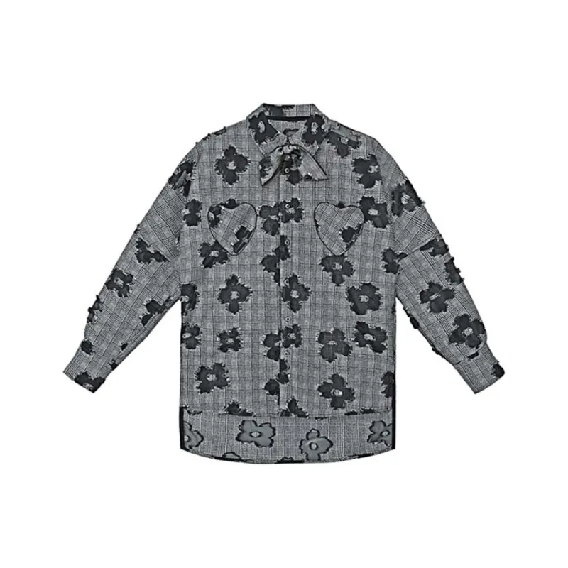 VALLEYOUTH Shirt Unisex Black Plaid-0