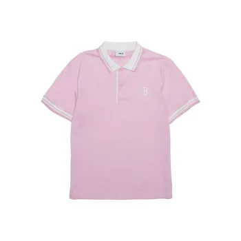 MLB Boston Red Sox Polo Shirt Unisex Hemp Pink