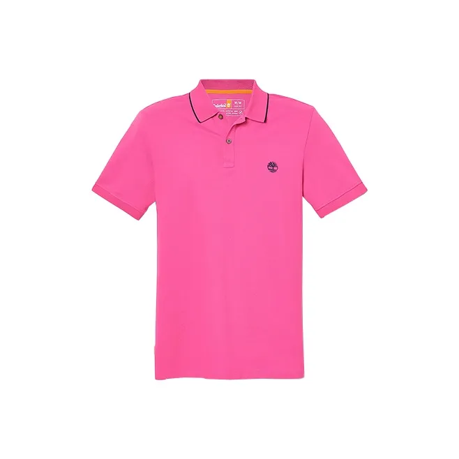 Timberland Polo Shirts Men Pink-0