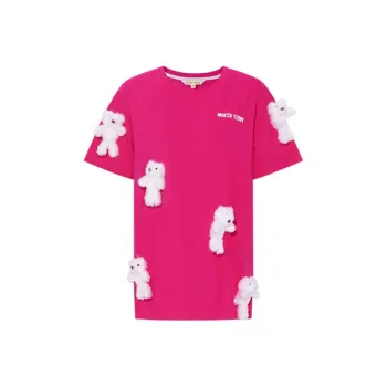 NOISY TEDDY T Shirt Unisex Rose Red