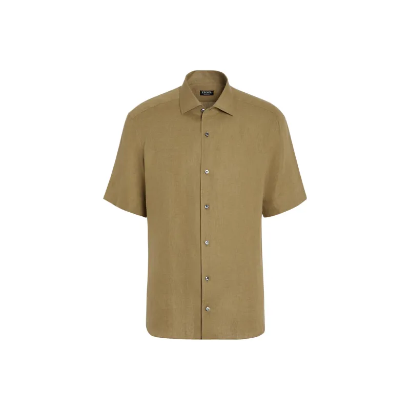 Zzegna SS23 Shirt Men's Light Army Green-0