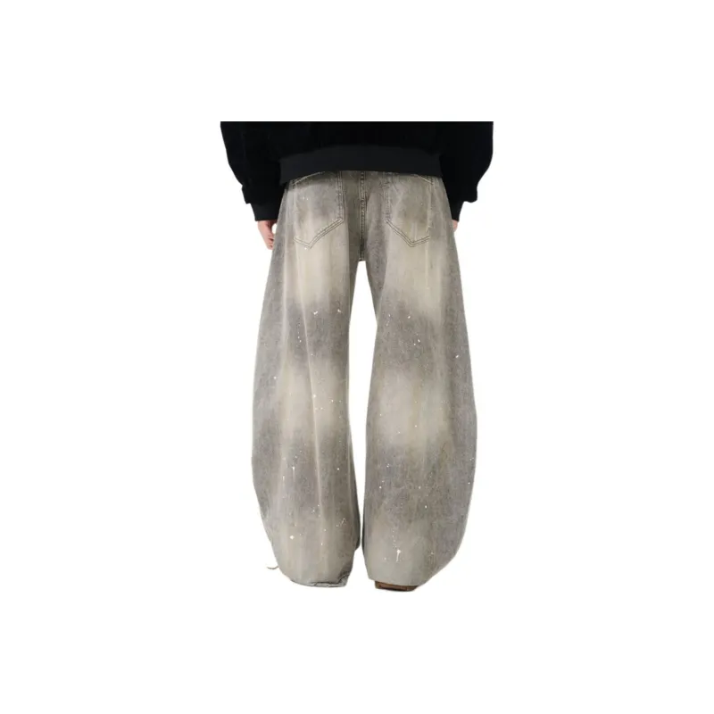 LESS BEARS Jeans Unisex Gray-1