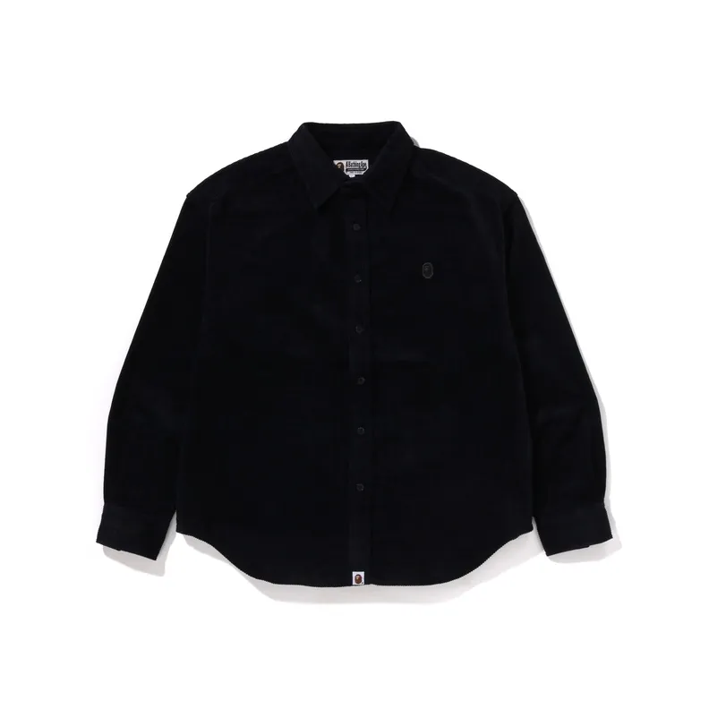 A BATHING APE One Point Corduroy L/S Shirt-4
