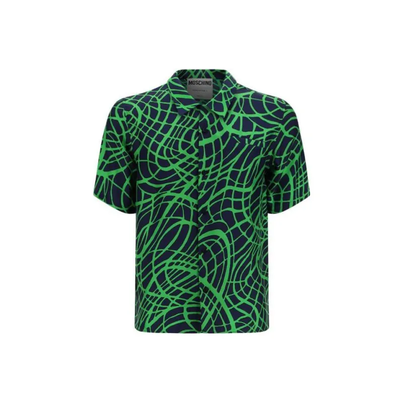 MOSCHINO Shirts Men Green-0