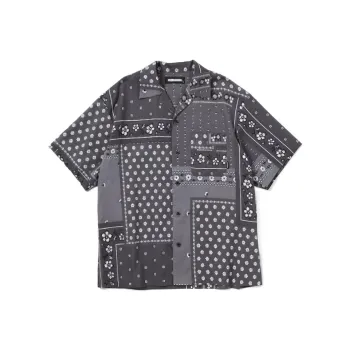 NEIGHBORHOOD Bandana Chopped Short Sleeve Shirt