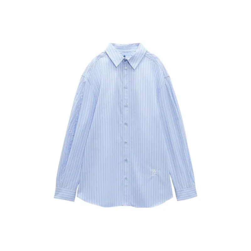 Zara X ADER ERROR ADER ERROR X Zara Shirts Unisex Blue-0