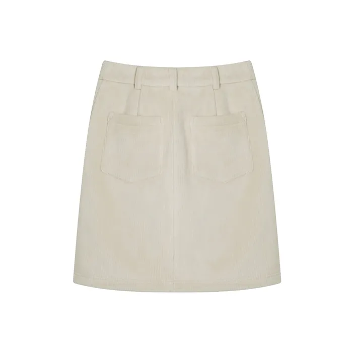 E.land Casual Short Skirts Women's Ivory White-1