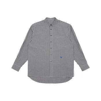 ADER ERROR Tetris-appliqué Checkered Shirt