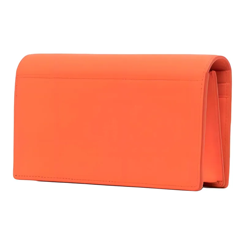 MCM Calfskin Shoulder Bag, Crossbody Bag, Wallet Tubas Women's Orange-1