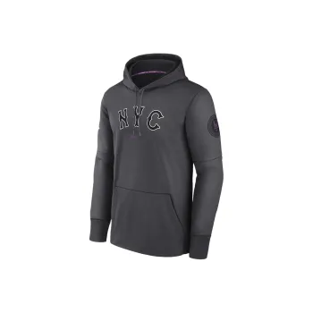 Nike New York Mets City Connect Practice Men's Nike Therma Mlb Pullover Hoodie