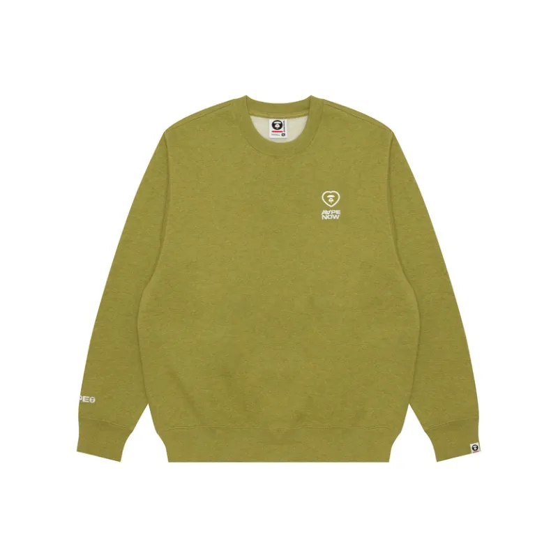 Aape Logo patch Crew neck Sweatshirt-0