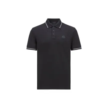 Moncler Logo Patch Short Sleeved Polo Shirt