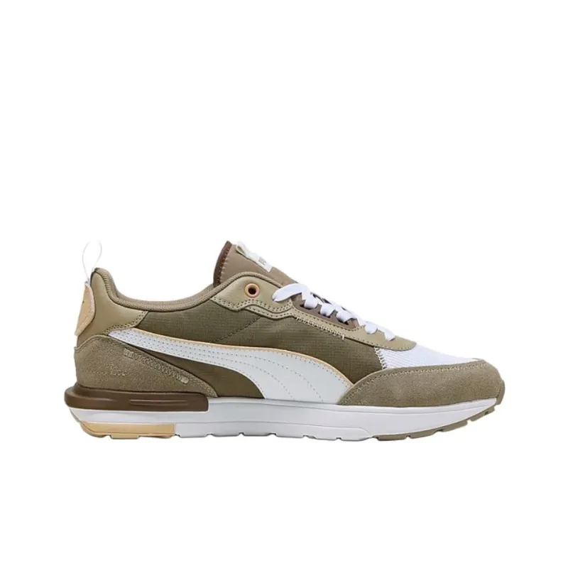 PUMA R22 Anti Slip Wear Resistant Low Top Casual Shoes Unisex Brown-1