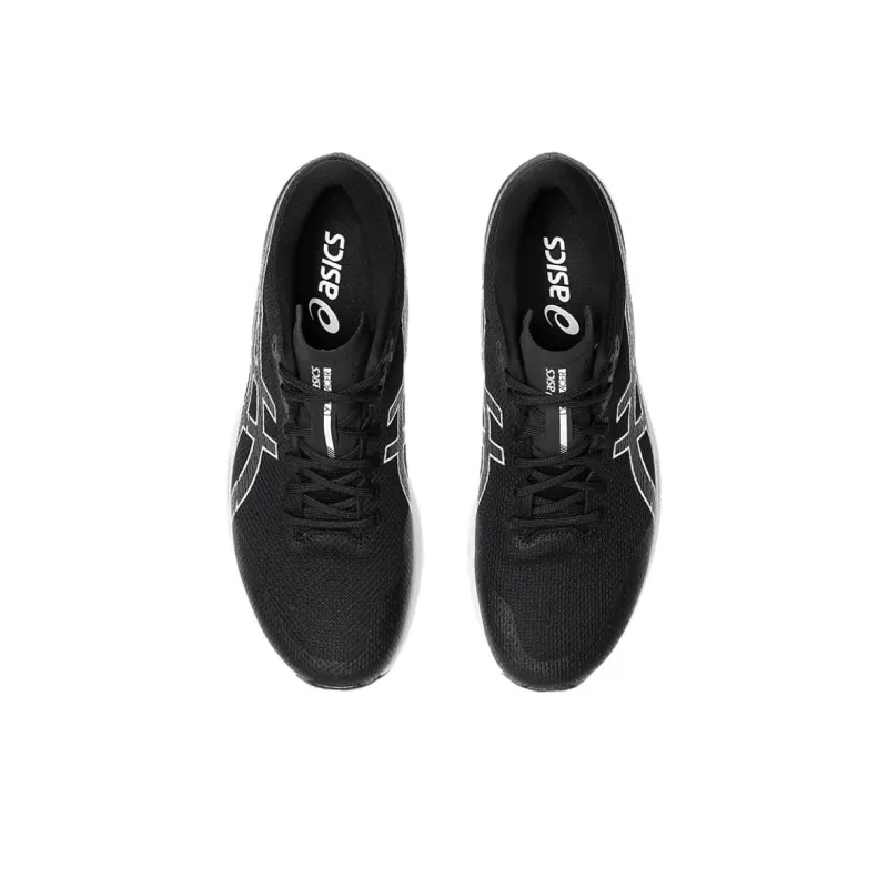 Asics LYTERACER 6 Anti Slip Wear Resistant Low Top Training Running Shoes Men's Black White-4