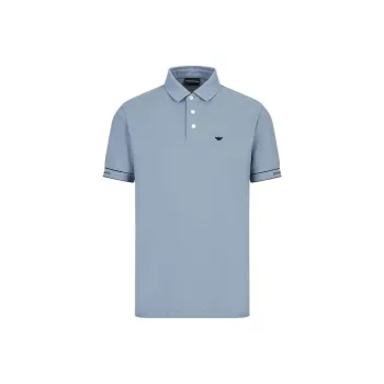 EMPORIO ARMANI Polo Shirt Men's Light Blue