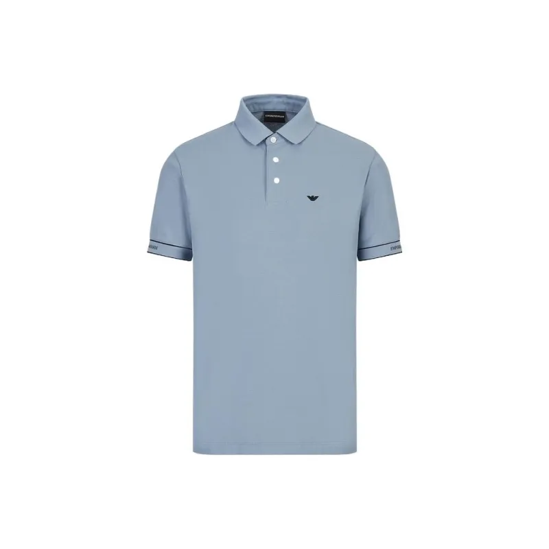 EMPORIO ARMANI Polo Shirt Men's Light Blue-0