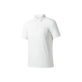 Anta Champion All Weather Series Polo Shirt Men's Papyrus White