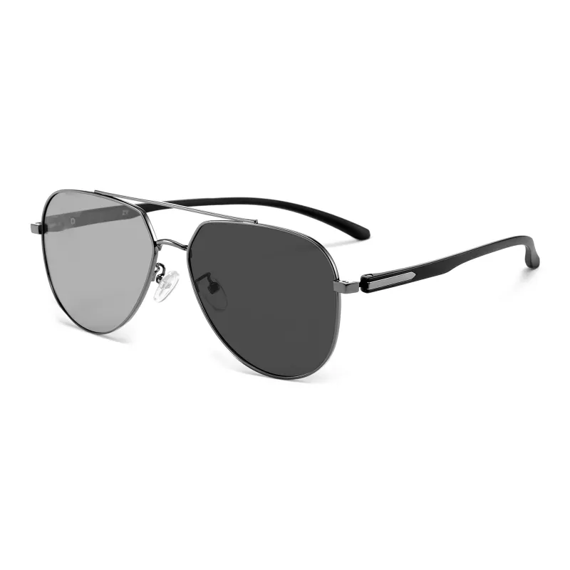 Wood Premium Alloy TR/Memory Plastic Irregular Shape Sunglasses Men's-3