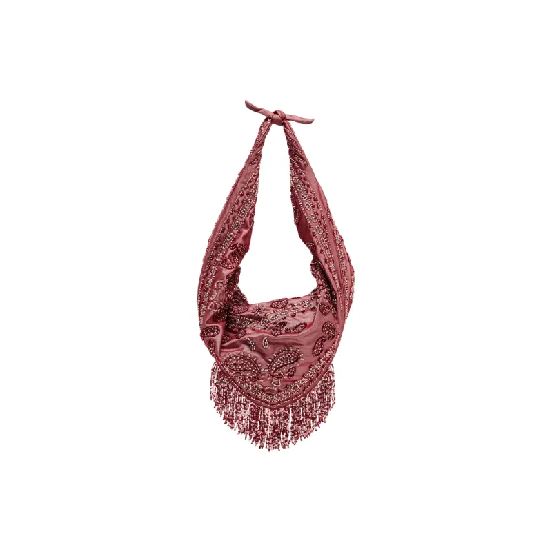 ZARA Polyester Shoulder Bag Small Size, Medium Size Women's Red-0