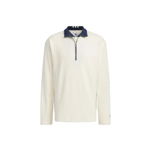 Adidas Originals Adidas Originals X Notitle Co branded Series Polo Shirts Unisex Beige