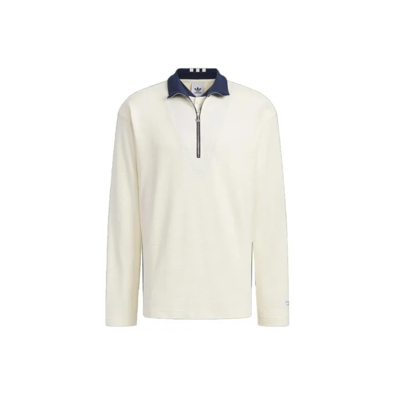 Adidas Originals Adidas Originals X Notitle Co branded Series Polo Shirts Unisex Beige-0