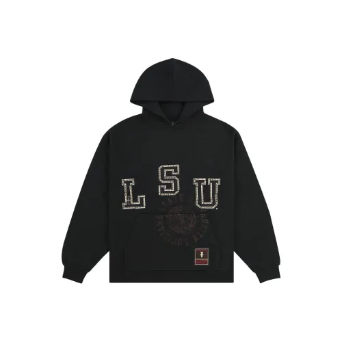 Travis Scott X Mitchell & Ness Lsu Tigers Overlap Pullover Hoodie