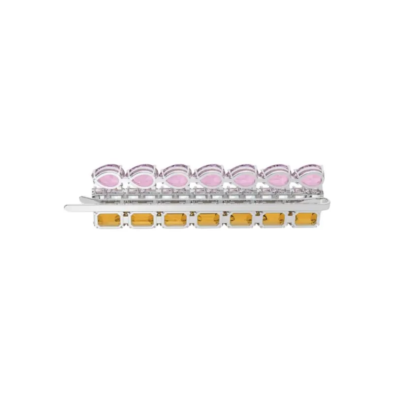 Swarovski Millenia Crystal Hair Clips Women's Multicolor-1