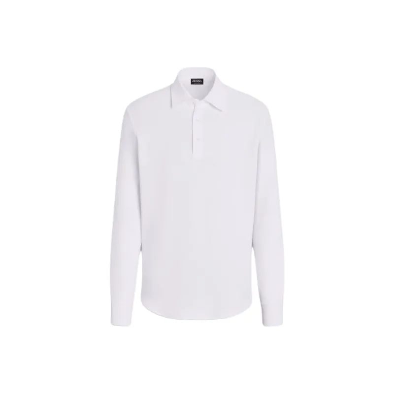 Ermenegildo Zegna Long Sleeved Polo Shirt-0