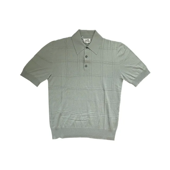 HERMES SS23 Polo Shirt Men's Gray-0
