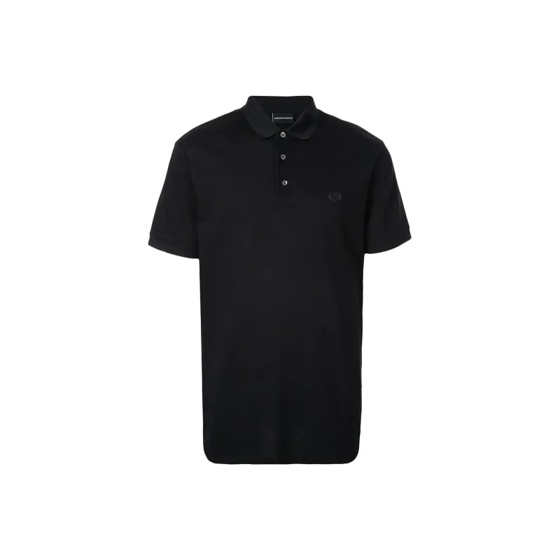 EMPORIO ARMANI Polo Shirts Men Black-0