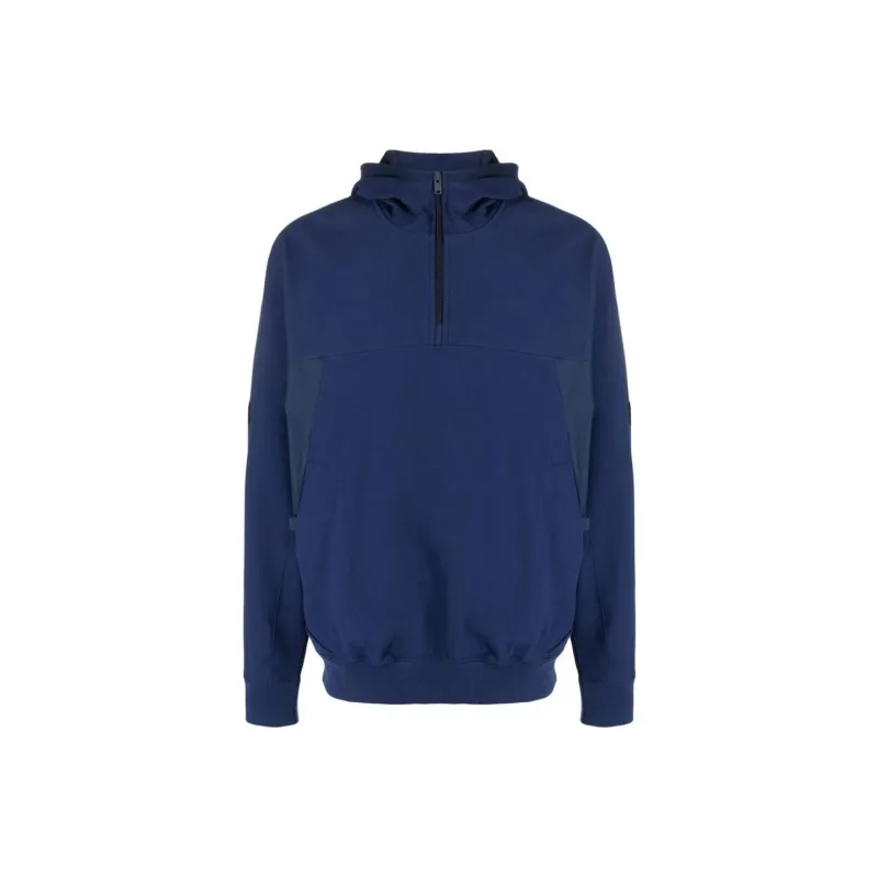 Y-3 Organic Cotton-blend Short-zip Hoodie-0