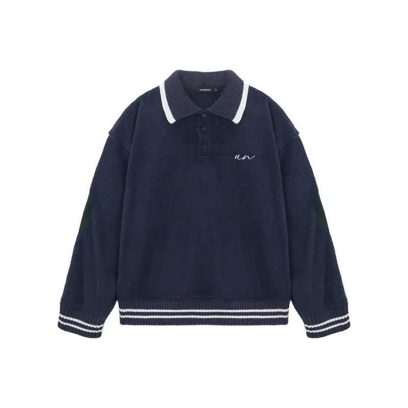 UNVESNO Polo Shirt Unisex Navy Blue-0