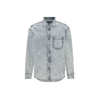 EMPORIO ARMANI Shirts Men Blue