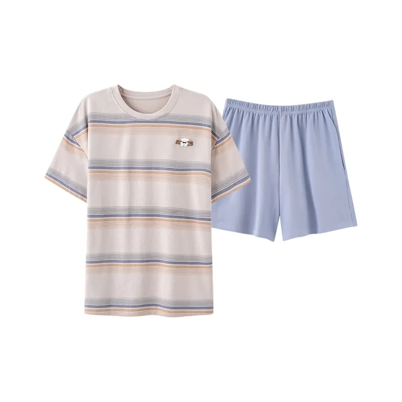 Qiao Ni Tong Pajama Set Men's Image Color-0