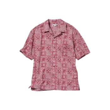 UNIQLO Shirts Unisex Maroon