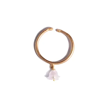 Michael Michaud Glass Rings Women's Gold
