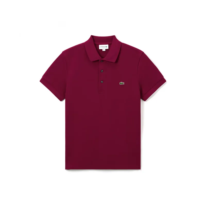 LACOSTE SS25 Polo Shirt Men's Bordeaux Burgundy-0