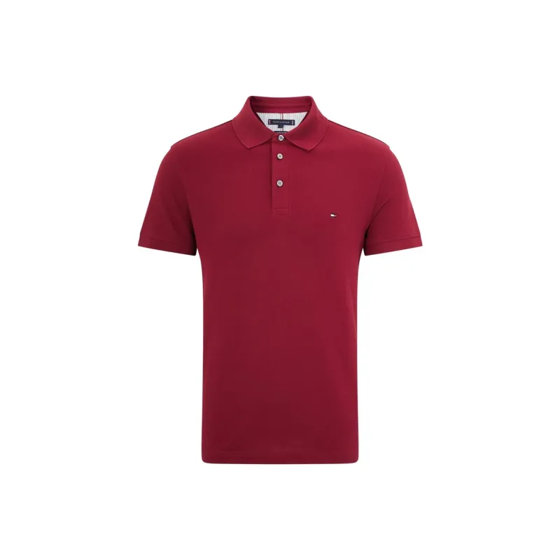 Tommy Hilfiger Logo embroidered Cotton Polo Shirt-24