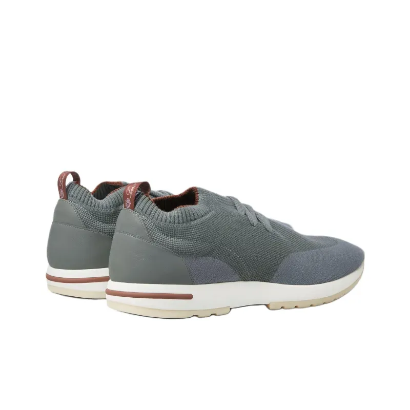 Loro Piana 360 LP Flexy Walk Low Top Casual Shoes Men's Gray Green-2