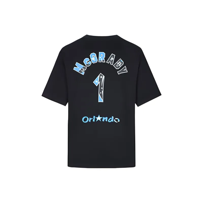 Mitchell & Ness SS22 Set in Sleeve T Shirt Unisex Black-1