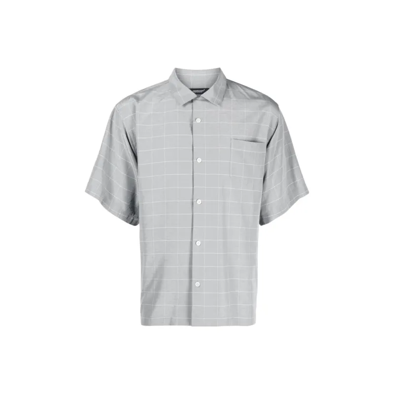 UNDERCOVER Check pattern Silk blend Shirt-0