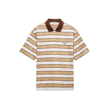 PRADA Polo Shirts Men Camel