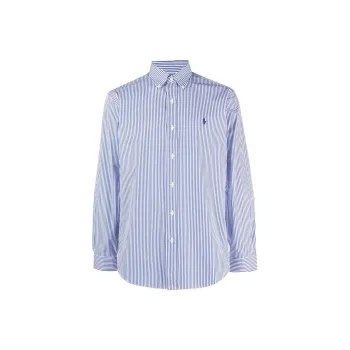 Polo Ralph Lauren Pony Embroidered Pinstriped Shirt