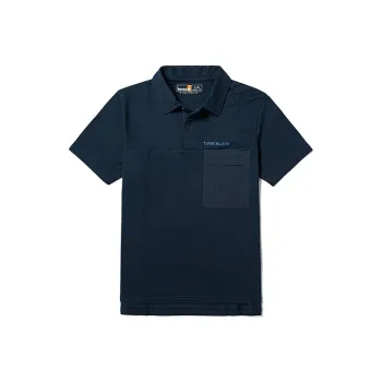 Timberland Polo Shirt Men's Dark Sapphire